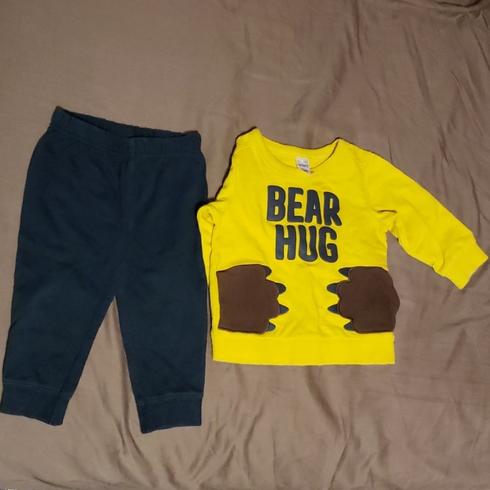 Toddle yellow and blue matching set